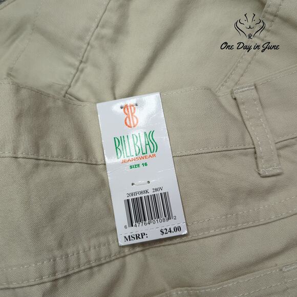 Bill Blass Chino Shorts Size 16 - Picture 2 of 7